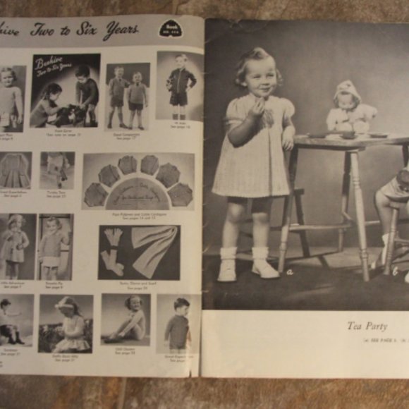 BEEHIVE Two to Six Years Vintage Knitting Booklet (#704) - Picture 3 of 4